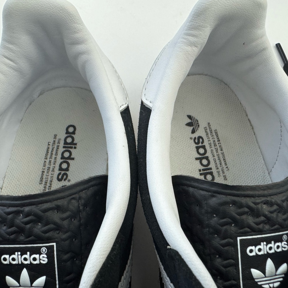 Adidas Black and White Sneakers Classic Design Gazelle - Picture 3 of 7